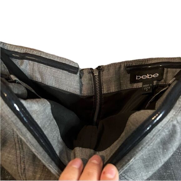 Bebe grey strapless dress with pockets! Size 8 - Picture 3 of 14